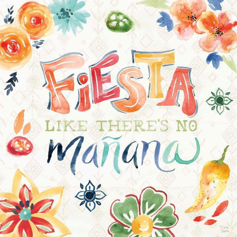 Sweet and Spicy IV Black Modern Wood Framed Art Print by June, Dina