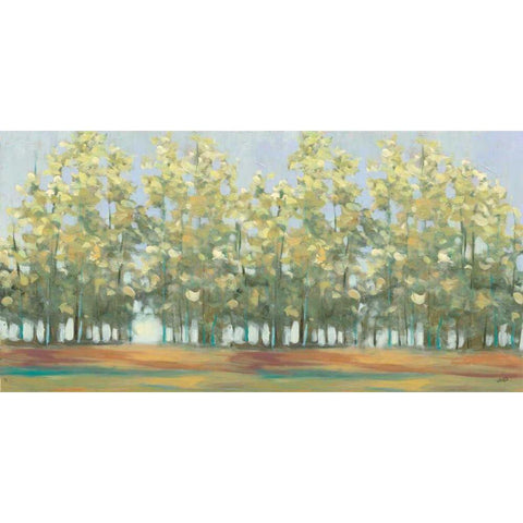 Aspen Grove III White Modern Wood Framed Art Print by Purinton, Julia