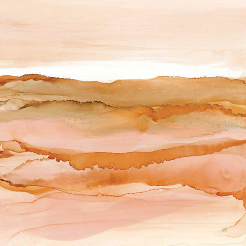 Desertscape I Oasis Black Ornate Wood Framed Art Print with Double Matting by Paschke, Chris