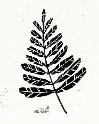 Botanical Sketches II White Modern Wood Framed Art Print with Double Matting by Tavoletti, Anne