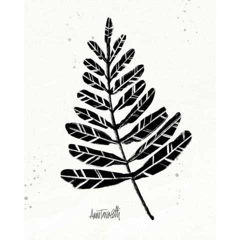 Botanical Sketches II Black Modern Wood Framed Art Print by Tavoletti, Anne