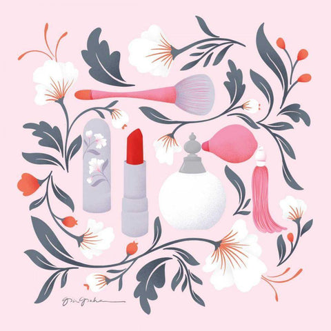 Glam Squad II White Modern Wood Framed Art Print by Graham, Gia