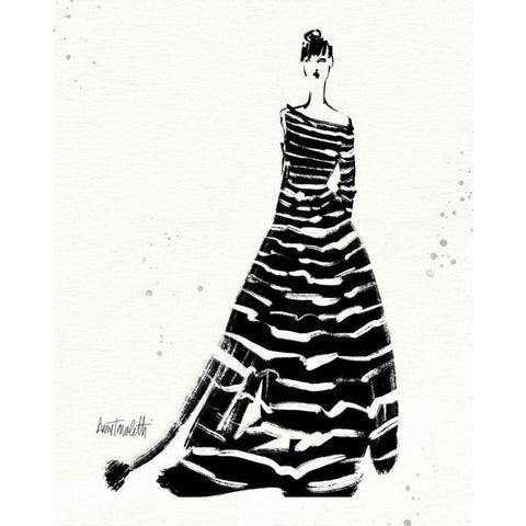 Style Sketches II Black Modern Wood Framed Art Print by Tavoletti, Anne