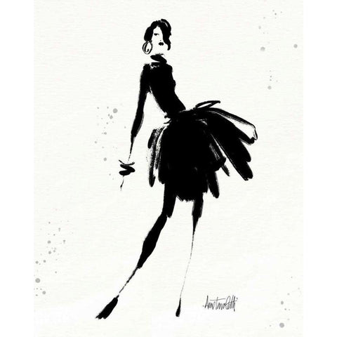 Style Sketches III Black Modern Wood Framed Art Print with Double Matting by Tavoletti, Anne