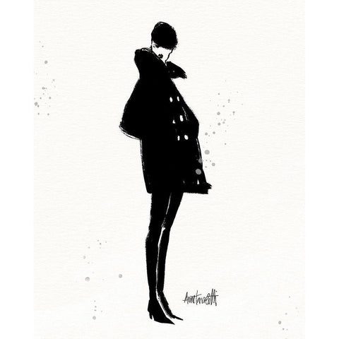 Style Sketches V Black Modern Wood Framed Art Print with Double Matting by Tavoletti, Anne