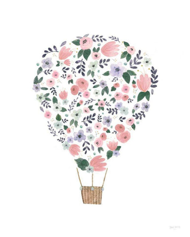 Lets Chase Rainbows VIII Purple Black Ornate Wood Framed Art Print with Double Matting by Jackson, Jenaya