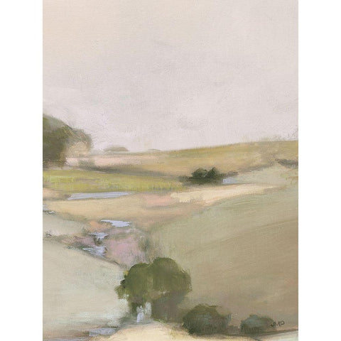 Dream Valley II Neutral Crop II White Modern Wood Framed Art Print by Purinton, Julia