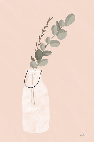 Natural Vessels I White Modern Wood Framed Art Print with Double Matting by Thorns, Becky