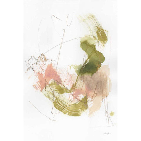 Palette of Spring I White Modern Wood Framed Art Print by Horn, Laura