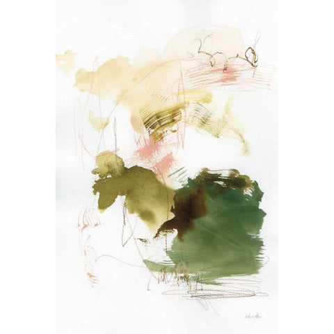 Palette of Spring II Gold Ornate Wood Framed Art Print with Double Matting by Horn, Laura