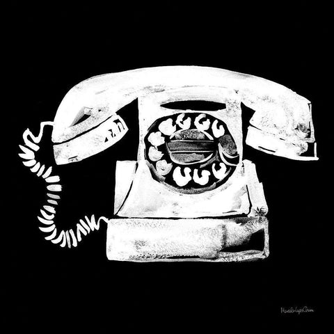 Call Me Black Modern Wood Framed Art Print by Charro, Mercedes Lopez