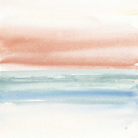 Terracotta Fog II Gold Ornate Wood Framed Art Print with Double Matting by Paschke, Chris