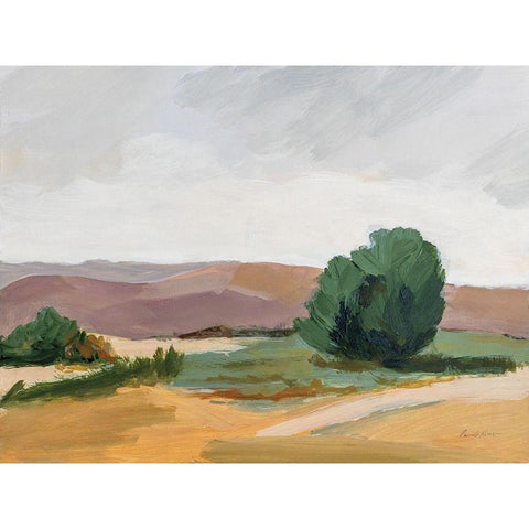 Nature Walk Black Modern Wood Framed Art Print with Double Matting by Munger, Pamela