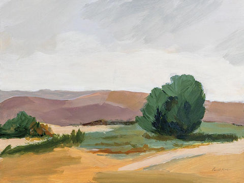 Nature Walk Black Ornate Wood Framed Art Print with Double Matting by Munger, Pamela