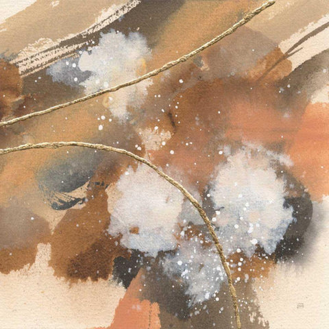 Divided Universe II Black Modern Wood Framed Art Print with Double Matting by Paschke, Chris