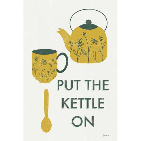 Retro Kitchen Coffee IV Black Modern Wood Framed Art Print by Thorns, Becky