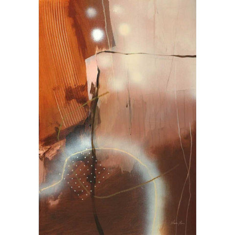 Walking in the Woods Black Modern Wood Framed Art Print by Horn, Laura