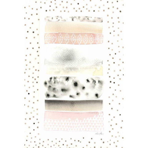 Cosy Black Modern Wood Framed Art Print by Horn, Laura