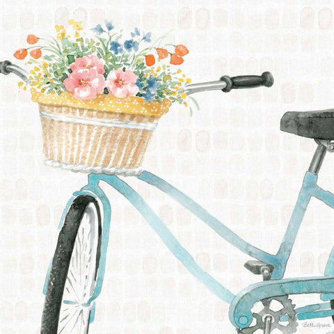 Gardenscape XV Black Modern Wood Framed Art Print with Double Matting by Grove, Beth