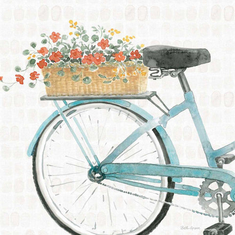 Gardenscape XVI Black Ornate Wood Framed Art Print with Double Matting by Grove, Beth