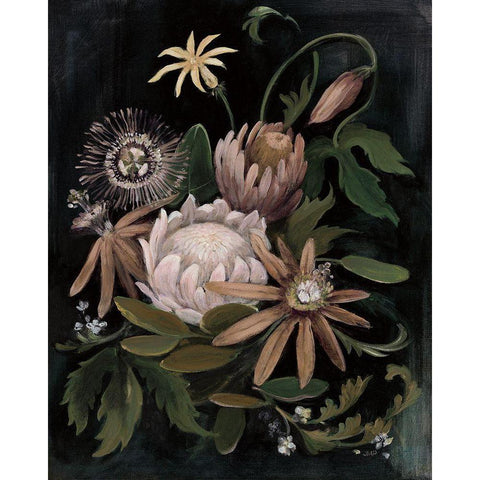 Flower Show II Crop Neutral White Modern Wood Framed Art Print by Purinton, Julia