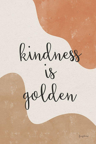 Kindness Warm White Modern Wood Framed Art Print with Double Matting by Thorns, Becky