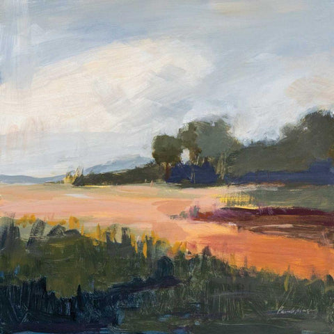 Off Woodgate Road Gold Ornate Wood Framed Art Print with Double Matting by Munger, Pamela