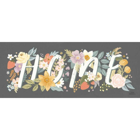 Spring Garden VIII Black Modern Wood Framed Art Print with Double Matting by Marshall, Laura