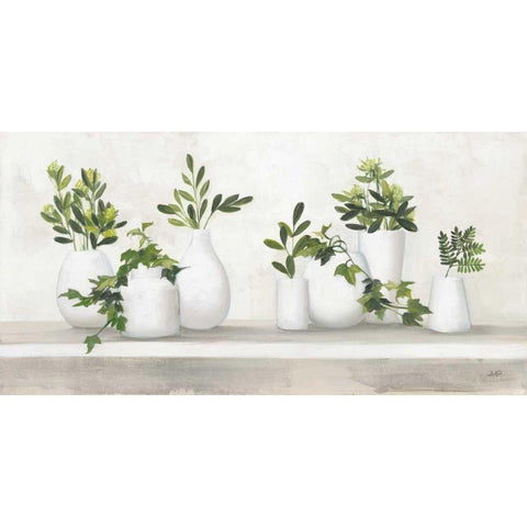 Plant Life White Modern Wood Framed Art Print by Purinton, Julia