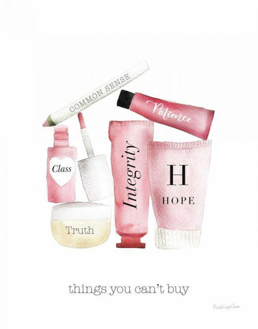 Inner Beauty II Black Ornate Wood Framed Art Print with Double Matting by Charro, Mercedes Lopez