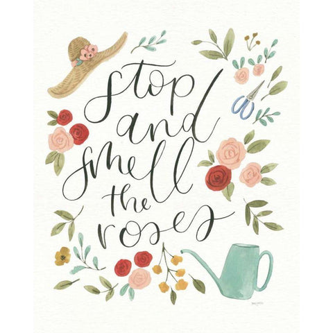 Life in Full Bloom I Black Modern Wood Framed Art Print by Jackson, Jenaya