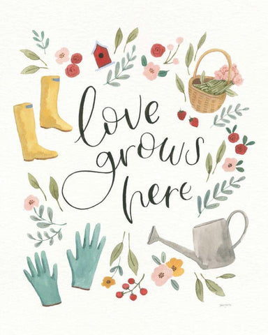 Life in Full Bloom II Black Ornate Wood Framed Art Print with Double Matting by Jackson, Jenaya