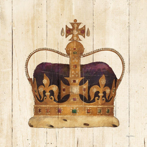 The Majestys Crown I Light White Modern Wood Framed Art Print by Tillmon, Avery