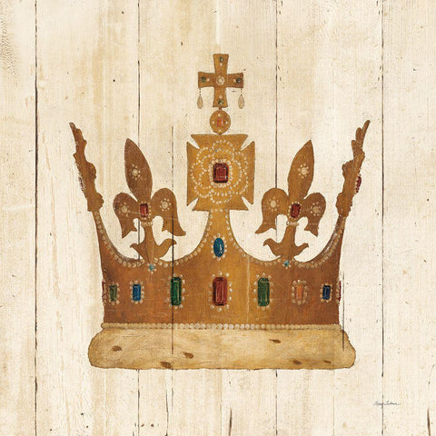 The Majestys Crown II Light Black Ornate Wood Framed Art Print with Double Matting by Tillmon, Avery