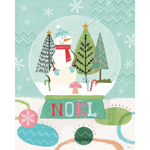 Holiday Love I Black Modern Wood Framed Art Print with Double Matting by Charron, Veronique