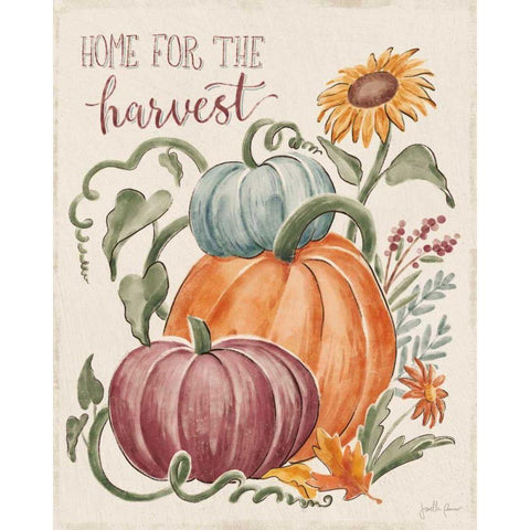 Harvest Jewels IV Gold Ornate Wood Framed Art Print with Double Matting by Penner, Janelle