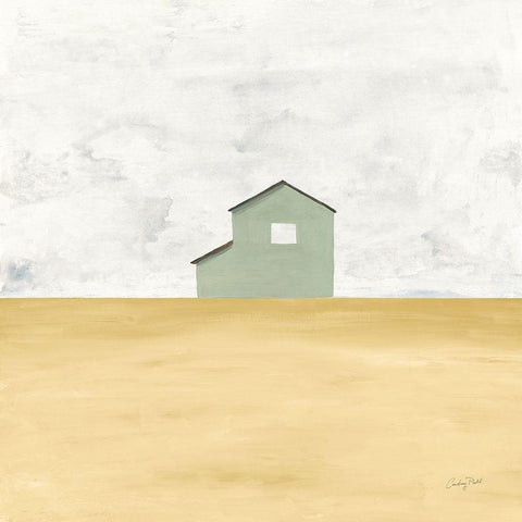 Rural Simplicity IV White Modern Wood Framed Art Print with Double Matting by Prahl, Courtney