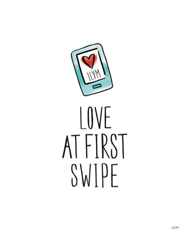 Valentines XI Black Ornate Wood Framed Art Print with Double Matting by York, Leah