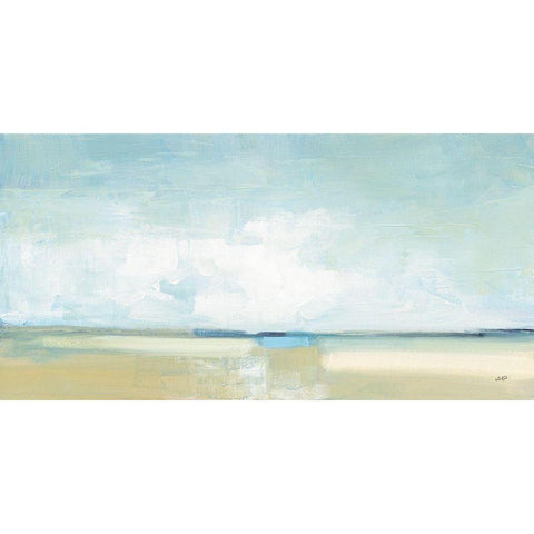 Tidal Retreat White Modern Wood Framed Art Print by Purinton, Julia