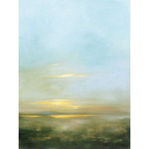 Eventide Bright Black Modern Wood Framed Art Print with Double Matting by Purinton, Julia