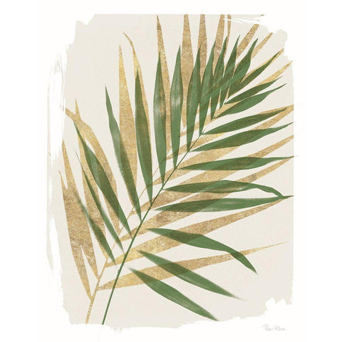 Nature By the Lake Frond I Shadows Gold Ornate Wood Framed Art Print with Double Matting by Rhue, Piper