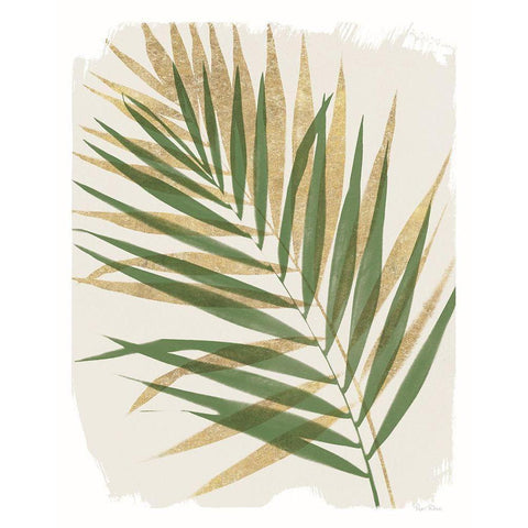 Nature By the Lake Frond II Shadows Black Modern Wood Framed Art Print by Rhue, Piper