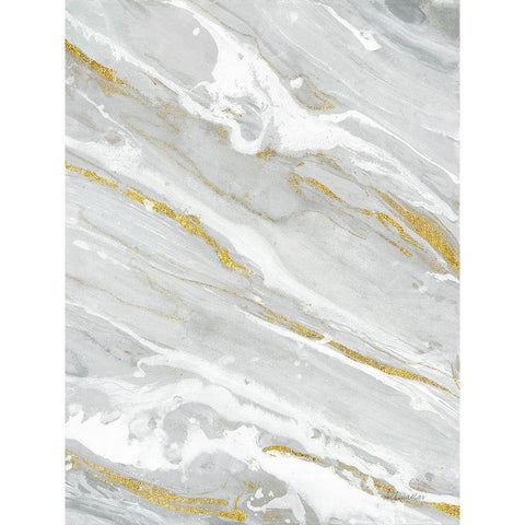 Going with the Flow III Neutral Black Modern Wood Framed Art Print with Double Matting by Hristova, Albena