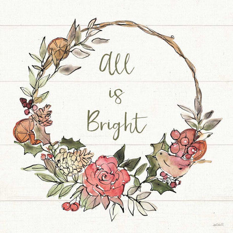 Soft Season IV Black Modern Wood Framed Art Print with Double Matting by Tavoletti, Anne