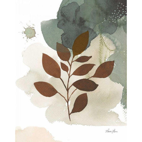 Sage Bliss II Black Modern Wood Framed Art Print by Horn, Laura