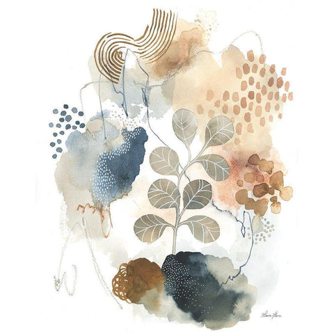 Serene Nature I White Modern Wood Framed Art Print by Horn, Laura