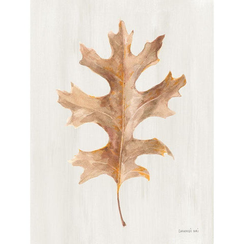 Fallen Leaf I Texture Gold Ornate Wood Framed Art Print with Double Matting by Nai, Danhui