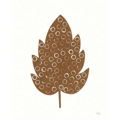 Foliage Fun II Black Modern Wood Framed Art Print by Marshall, Laura