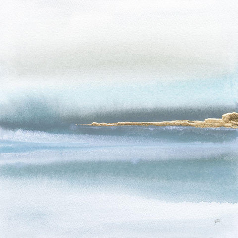 Blue Earth I Black Ornate Wood Framed Art Print with Double Matting by Paschke, Chris