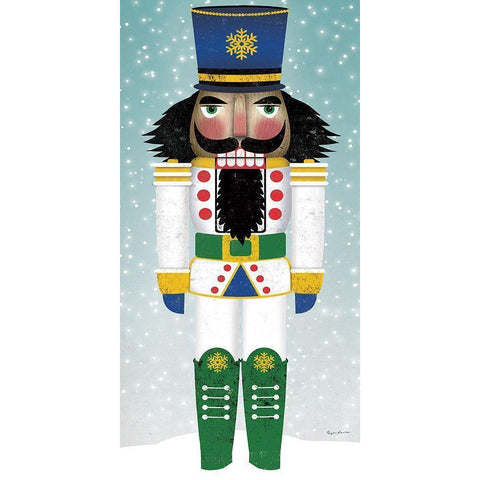 Joyful Nutcracker IV Gold Ornate Wood Framed Art Print with Double Matting by Fowler, Ryan